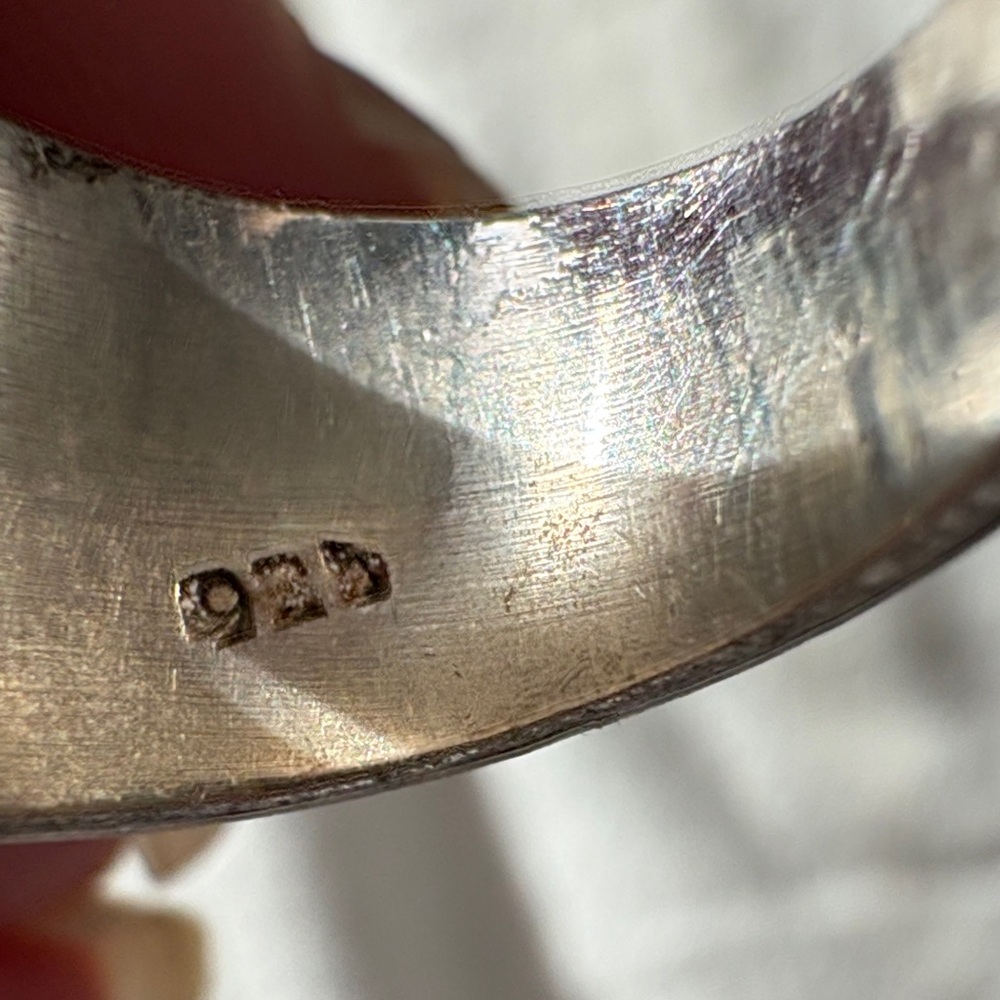 Bold Red Carnelian Rectangular Ring - image 5